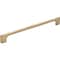 Jeffrey Alexander 224 mm Center-to-Center Satin Bronze Asymmetrical Leyton Cabinet Pull 286-224SBZ - alternate 1